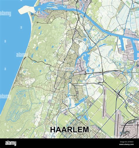 Kaart van regio Haarlem met trainingslocaties