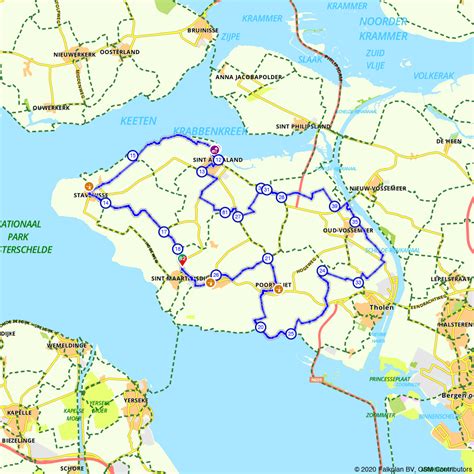 Hardlooproute langs de Oosterschelde