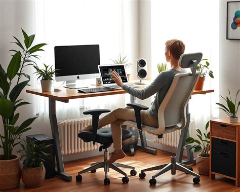 Ergonomische werkplek thuis