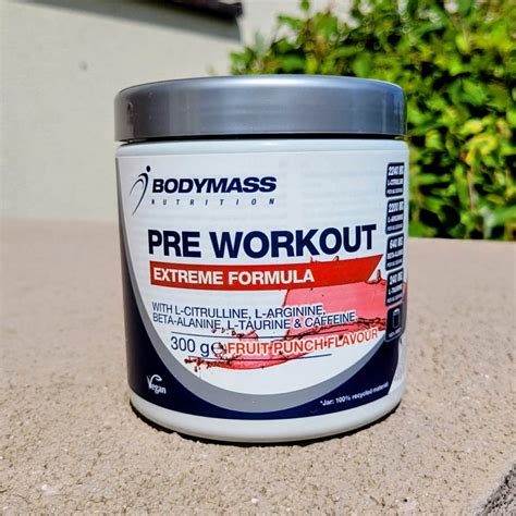 Schema van pre-workout ingrediënten en hun effecten