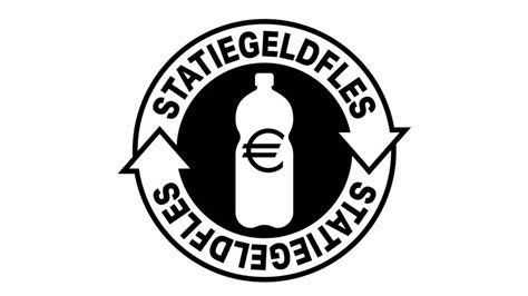 Statiegeld logo op flesjes en blikjes