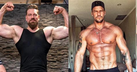 Olivier Richters in bodybuilding pose