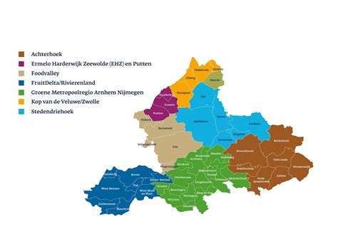 Kaart van de regio Oosterbeek met locaties van sportscholen