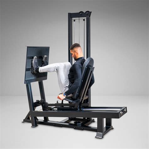 Infographic die verschillende voetplaatsingen op de leg press machine toont