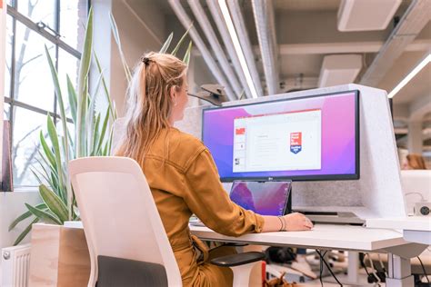 Student die aan scriptie werkt