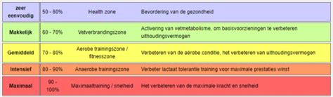 Schema dat het verschil tussen aerobe en anaerobe training illustreert
