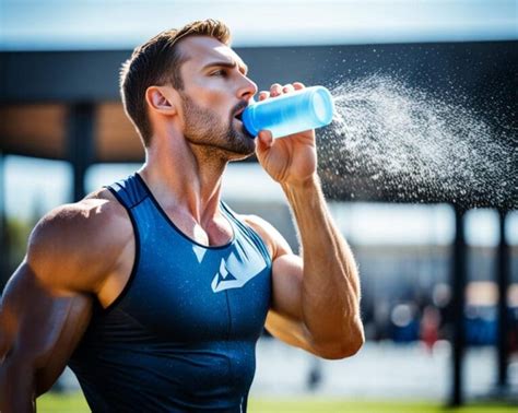 Grafiek hydratatie en sportprestaties