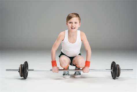 Schema met de voordelen van krachttraining voor kinderen