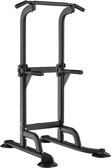 Verstelbaar pull-up station in gebruik