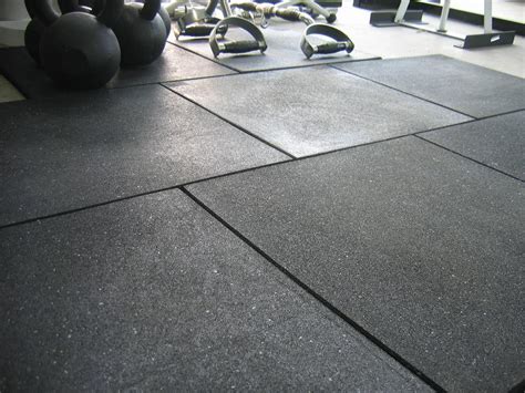Rubber vloertegels voor home gym