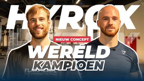 Grafiek die de opbouw van een HYROX workout laat zien
