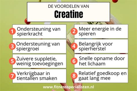 Verschillende vormen van creatine supplementen