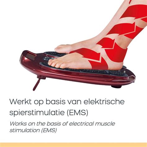 Illustratie van EMS technologie met elektrische pulsen die spieren activeren
