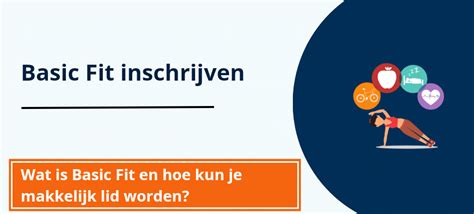 Infographic met de stappen om lid te worden bij Basic-Fit