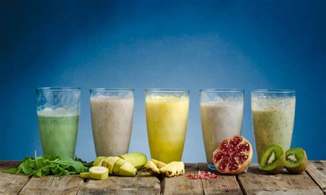 Ingrediënten voor een Snickers smoothie