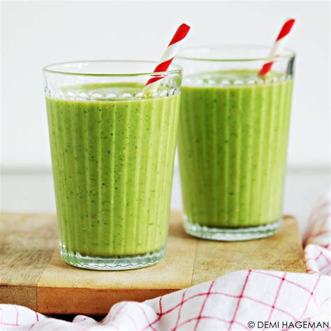 Ingrediënten voor een groene smoothie
