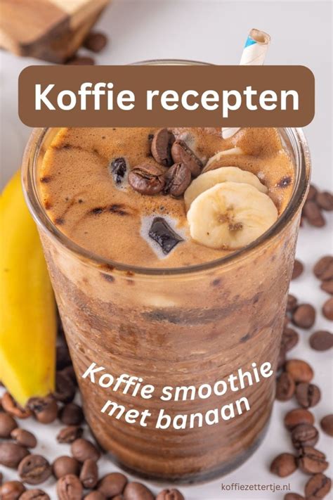 Ingrediënten voor een koffie smoothie