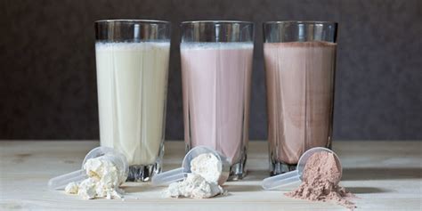 Ingrediënten voor eiwitshakes