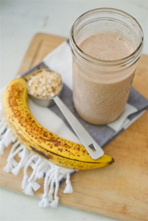 Banaan eiwitshake recept