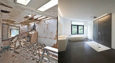 Voor en na: Badkamer renovatie met een schuifdeur