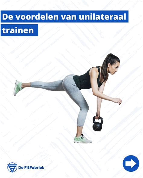 Illustratie van core-activatie tijdens unilaterale oefeningen