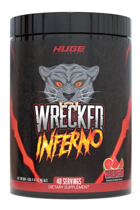 WRECKED Pre workout van Huge Supplements