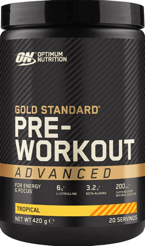 Schema voor het kiezen van de juiste pre workout