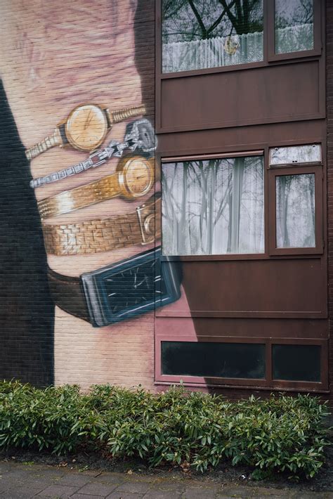 Muurkunst project van JR in Stadskanaal