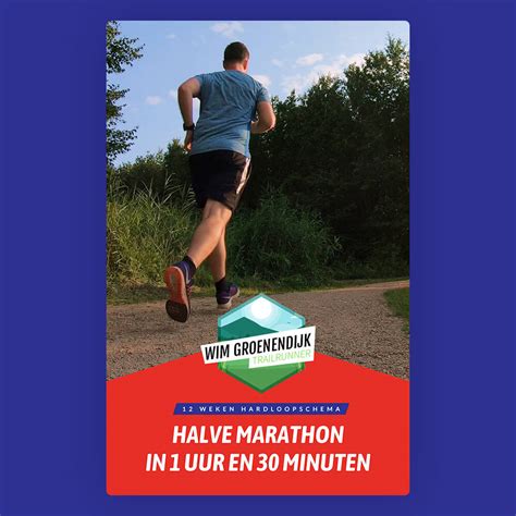 Schema met verschillende soorten hardlooptrainingen