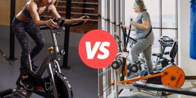 Grafiek calorieverbranding fiets vs crosstrainer