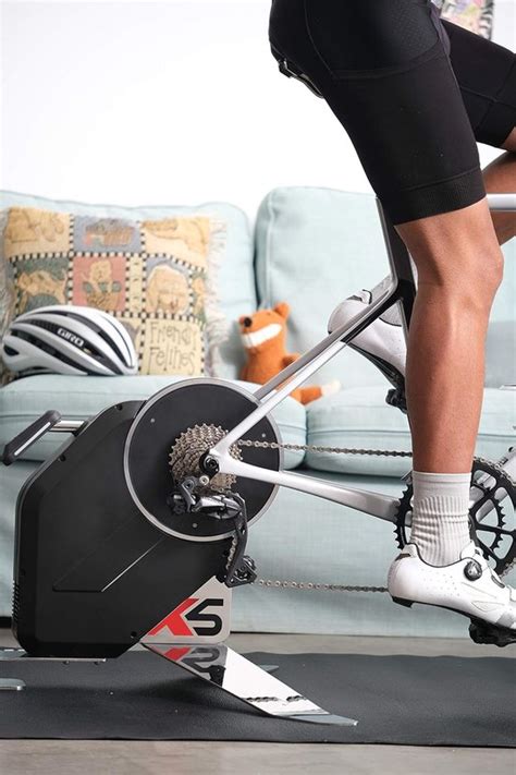 Schema van een direct drive fietstrainer
