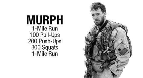 CrossFit Murph workout schema