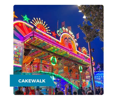 Historische kermisattractie cakewalk