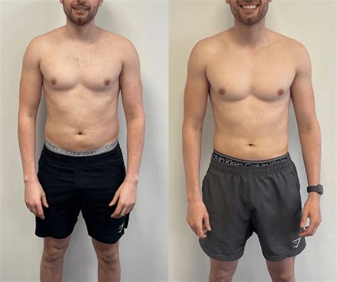 Voor en na resultaten van personal training