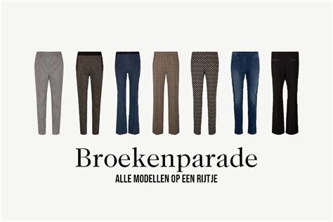 Verschillende modellen damesbroeken
