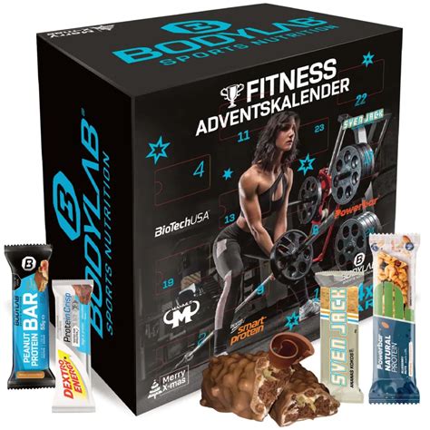 Illustratie van een Bodylab Fitness adventskalender