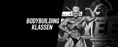 Overzicht van verschillende bodybuilding klassen