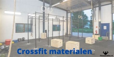 Overzicht van diverse CrossFit materialen