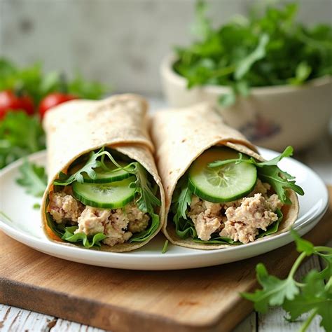 Ingrediënten voor tonijn wraps