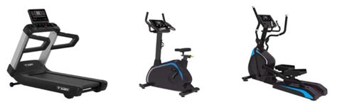 Cardio apparatuur in een sportschool