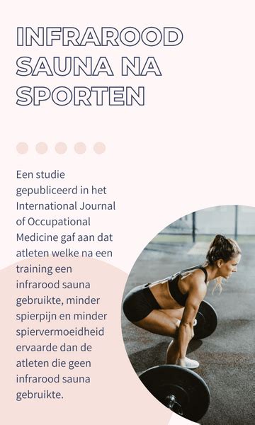 Illustratie van de voordelen van sauna na het sporten