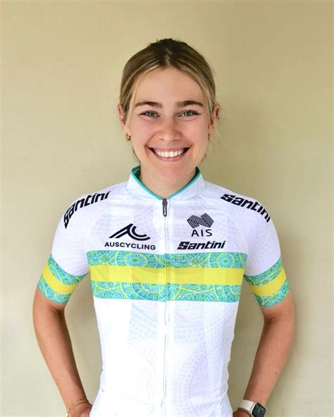 Imogen Alton tijdens een race