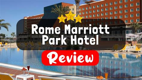 Marriott Park Hotel Rome zwembad