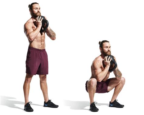 Kettlebell squat techniek
