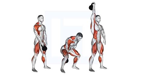 Kettlebell snatch beweging