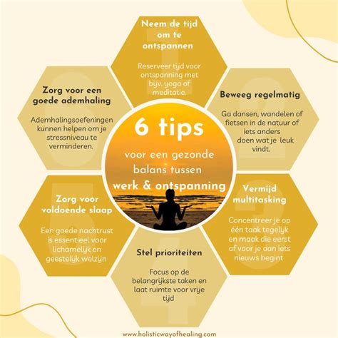 Infographic over het belang van pauzes en ontspanning voor mentale gezondheid