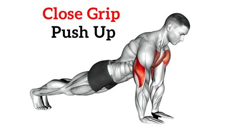 Close grip push-up techniek