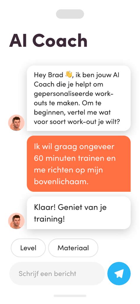 Gepersonaliseerde trainingssessie met een UHNW-cliënt