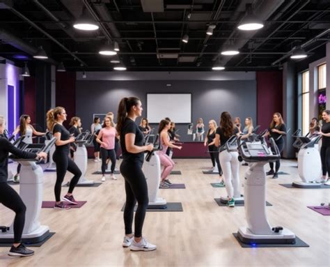 Vrouwen sporten samen in een fitnessruimte