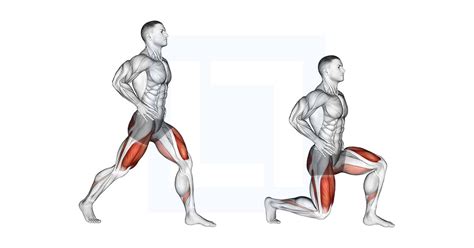 man die static split squat uitvoert